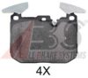 BMW 34116857968 Brake Pad Set, disc brake